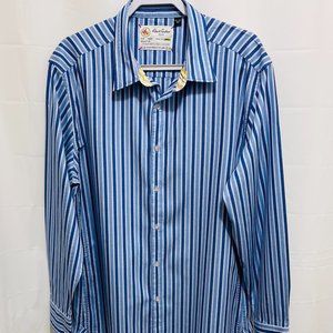Robert Graham Jeans Men’s Shirt, Sz 2XL, Blue